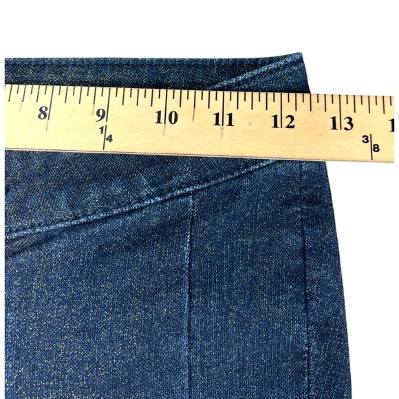 Pilcro Anthropologie Womens Mid-Rise Skinny Jeans Dark Wash Pants Size 25 - Picture 6 of 14